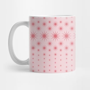 Expanding Stars - Watermelon on cotton candy pink Mug